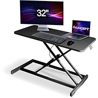 Amazon | TechPeak スタンディングデスク 卓上 天板サイズ95×40x50cm